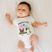 Protected By - Personalized Custom Shirt & Baby Onesie