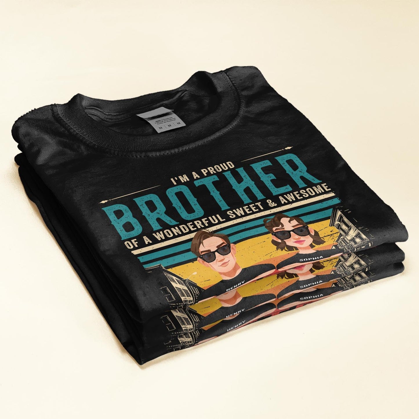 Proud Brother Proud Sister - Personalized Shirt