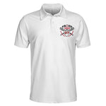 Proud Dad Of Baseball Player Gift For Dad, Grandpa - Custom Polo Shirt
