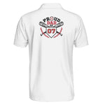 Proud Dad Of Baseball Player Gift For Dad, Grandpa - Custom Polo Shirt