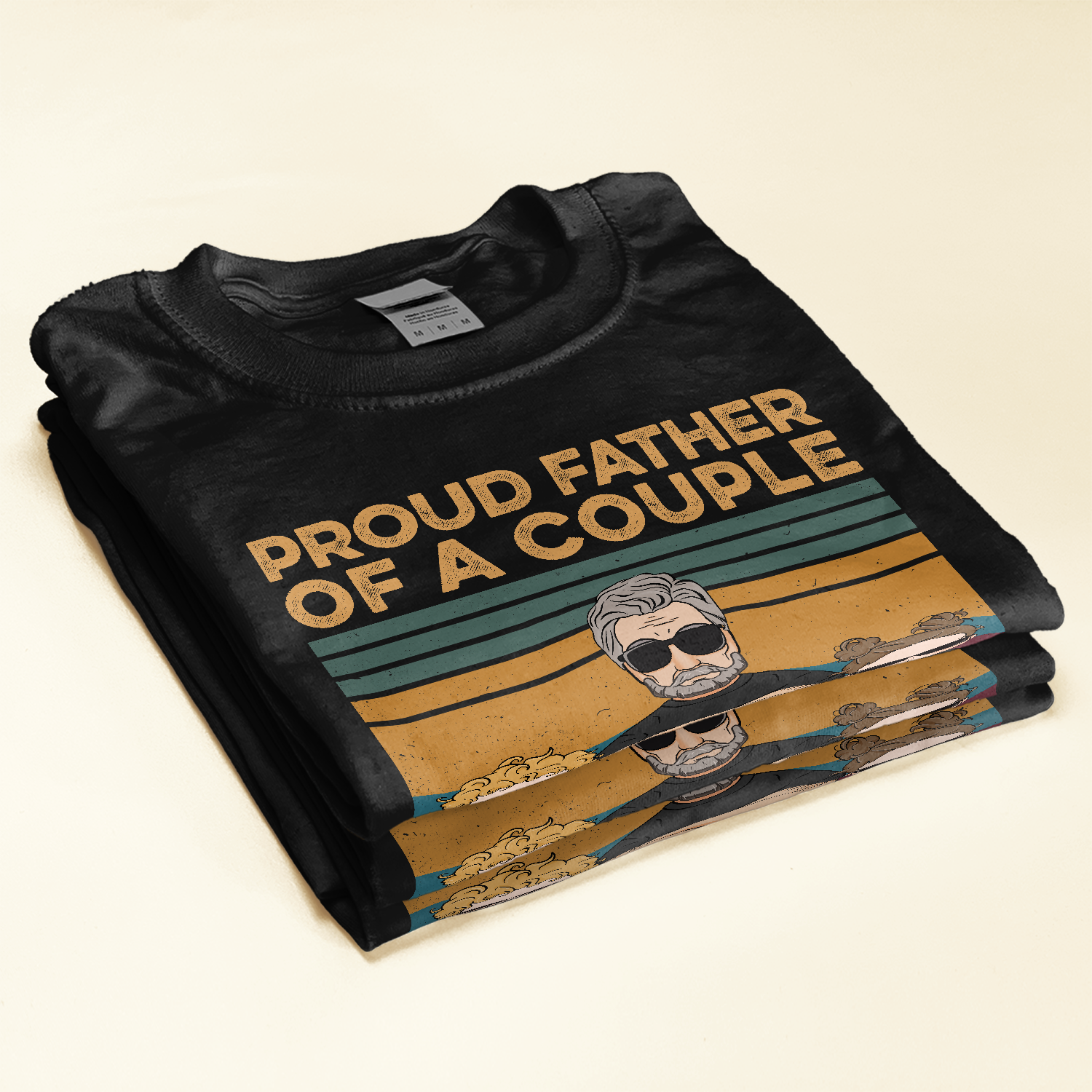 Proud Father Of A Few Dumbass Kids - Personalized Shirt Father's Day