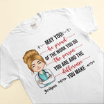 Proud Of The Work You Do #Nurselife - Personalized Shirt - Birthday Gift For Nurse, Doctor