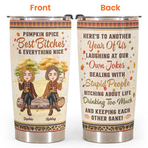 Pumpkin & Spice and Everything Nice Tumbler, Birthday & Gift Ideas