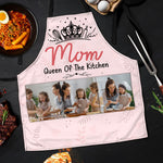 Queen Of The Kitchen - Personalized Photo Apron With Pocket