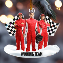 Racing Team Racing Gifts For Fan - Personalized Acrylic Photo Ornament