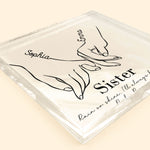 Rain Or Shine, I'll Always Be There - Personalized Custom Square-Shaped Acrylic Plaque