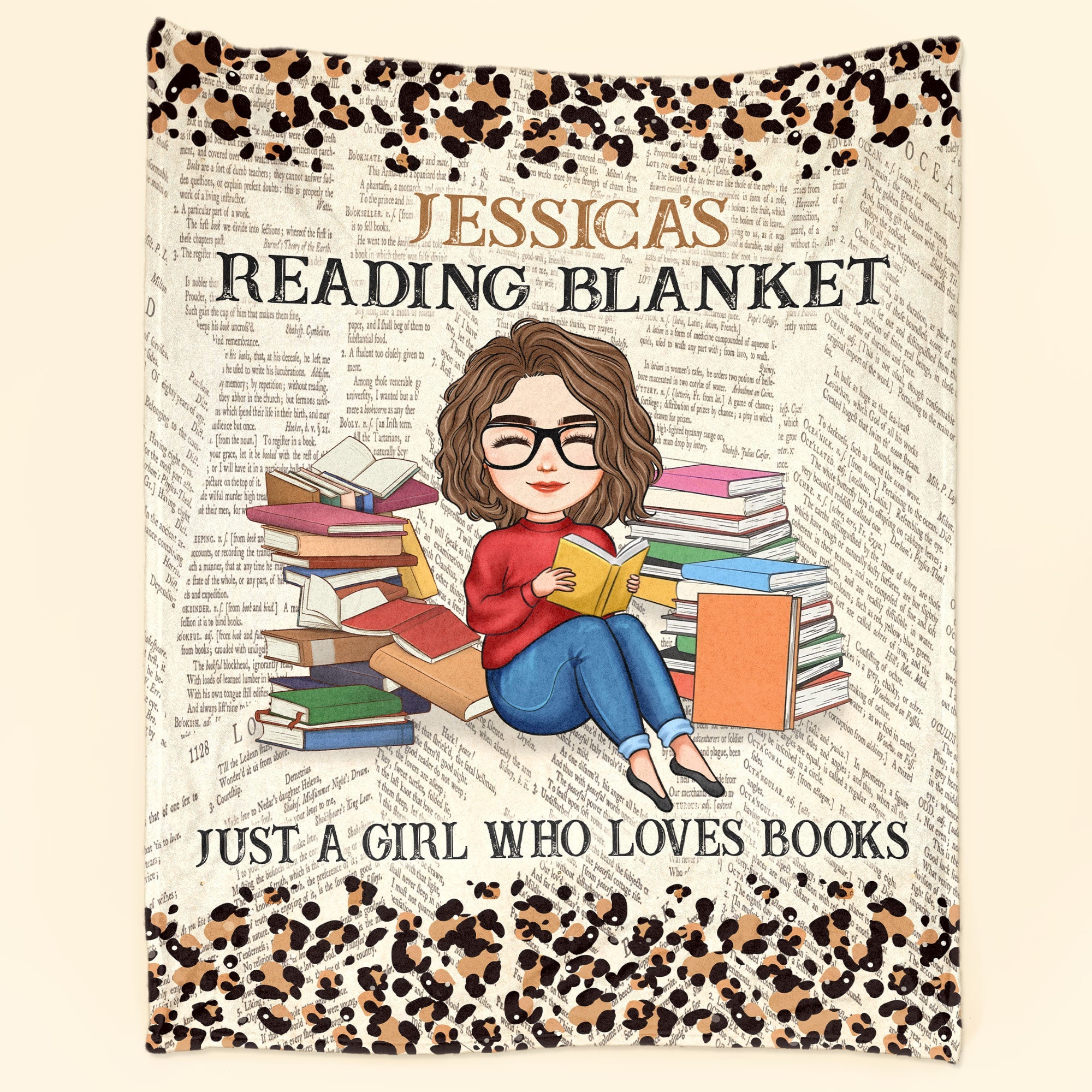 Reading Blanket - Personalized Blanket