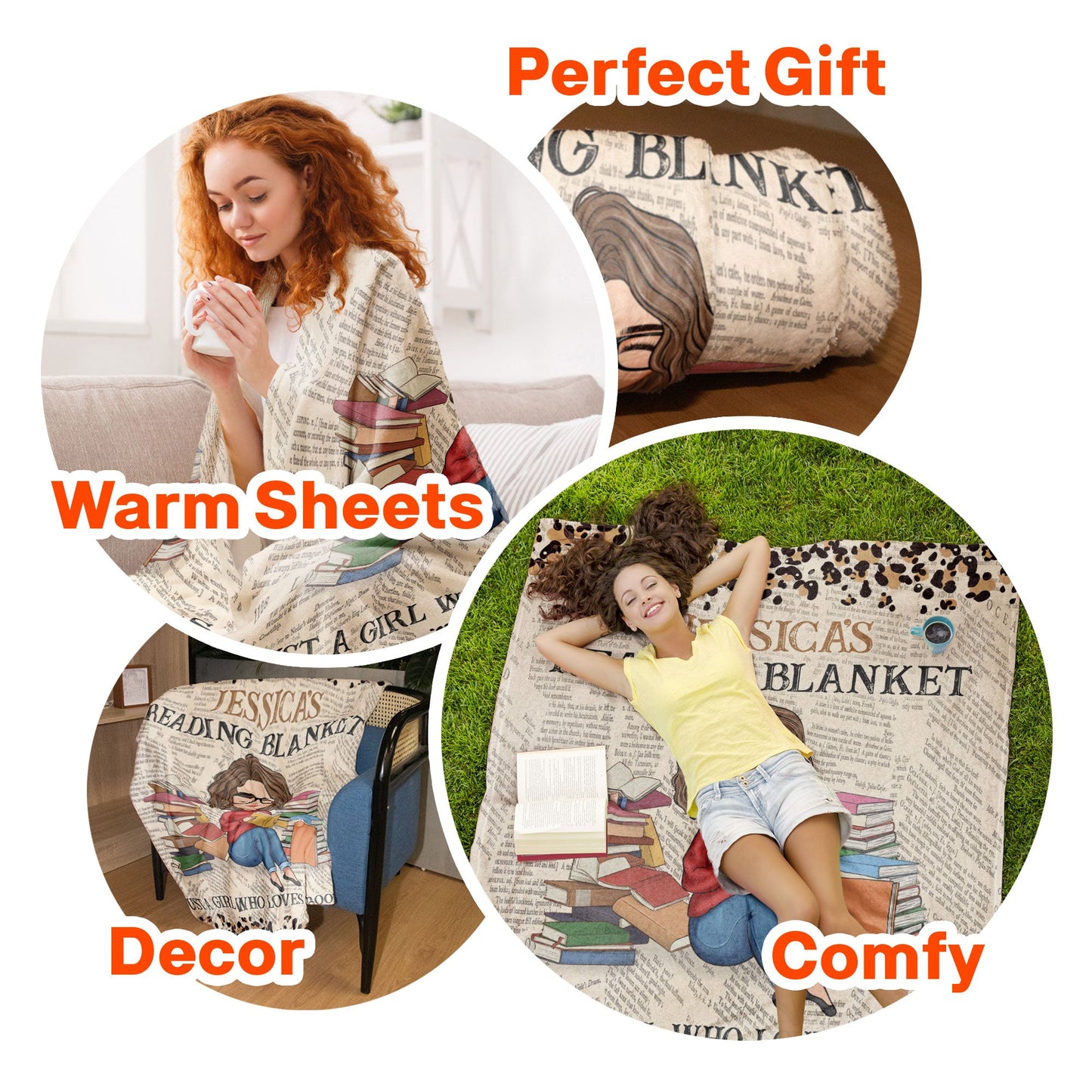 Reading Blanket - Personalized Blanket