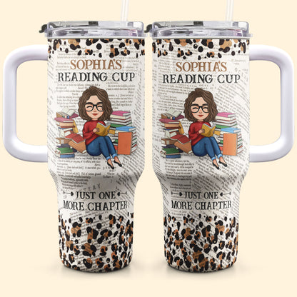 Reading Cup - Personalized 40oz Tumbler With Straw