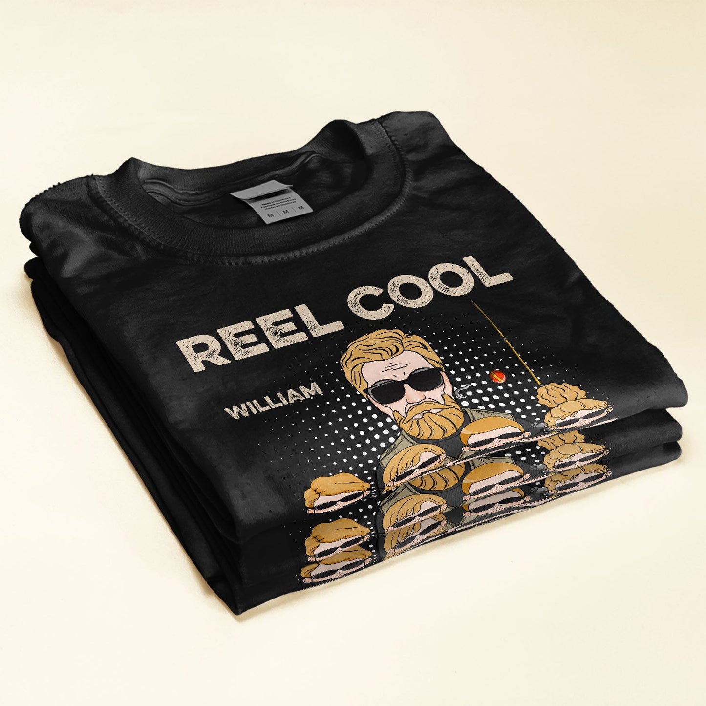 Reel Cool Dad/ Papa/ Grandpa - Personalized Shirt - Birthday, Father's Day Gift For Father, Dad, Daddy, Grandfather, Fisherman