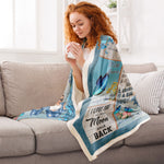 Remember Whose Daughter You Are - Personalized Blanket