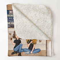 Remember Whose Sister You Are - Personalized Sister Blanket