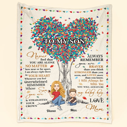 Remember Whose Son You Are - Personalized Blanket