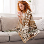 Remember You Are Braver Than You Think Ver2 - Personalized Daughter Blanket