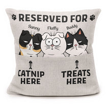 Reserved For Cat Version - Personalized Pocket Pillow