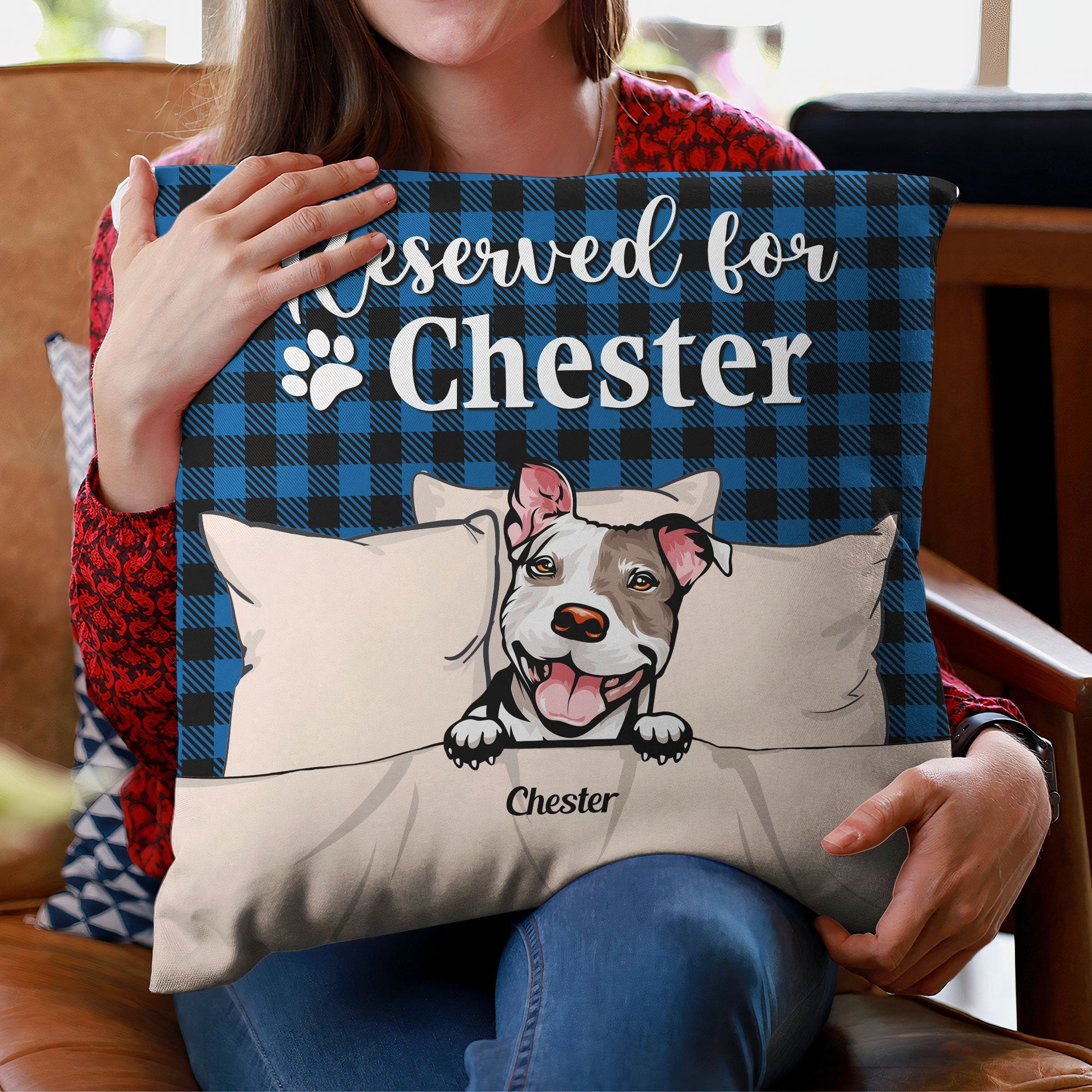 Pawfect House Personalized Pet Memorial Throw Pillow (Insert Included),  Christmas, Birthday Gifts Dog Pillow Pet Memorial, Custom Pillows with