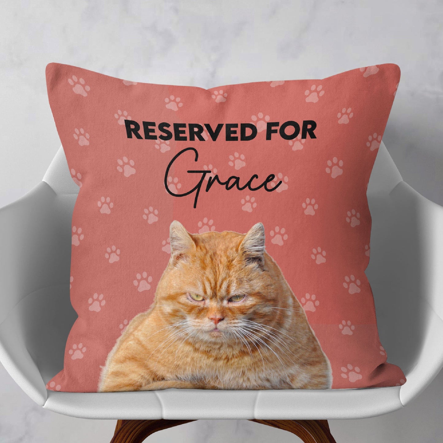 Reserved For - Personalized Photo Pillow