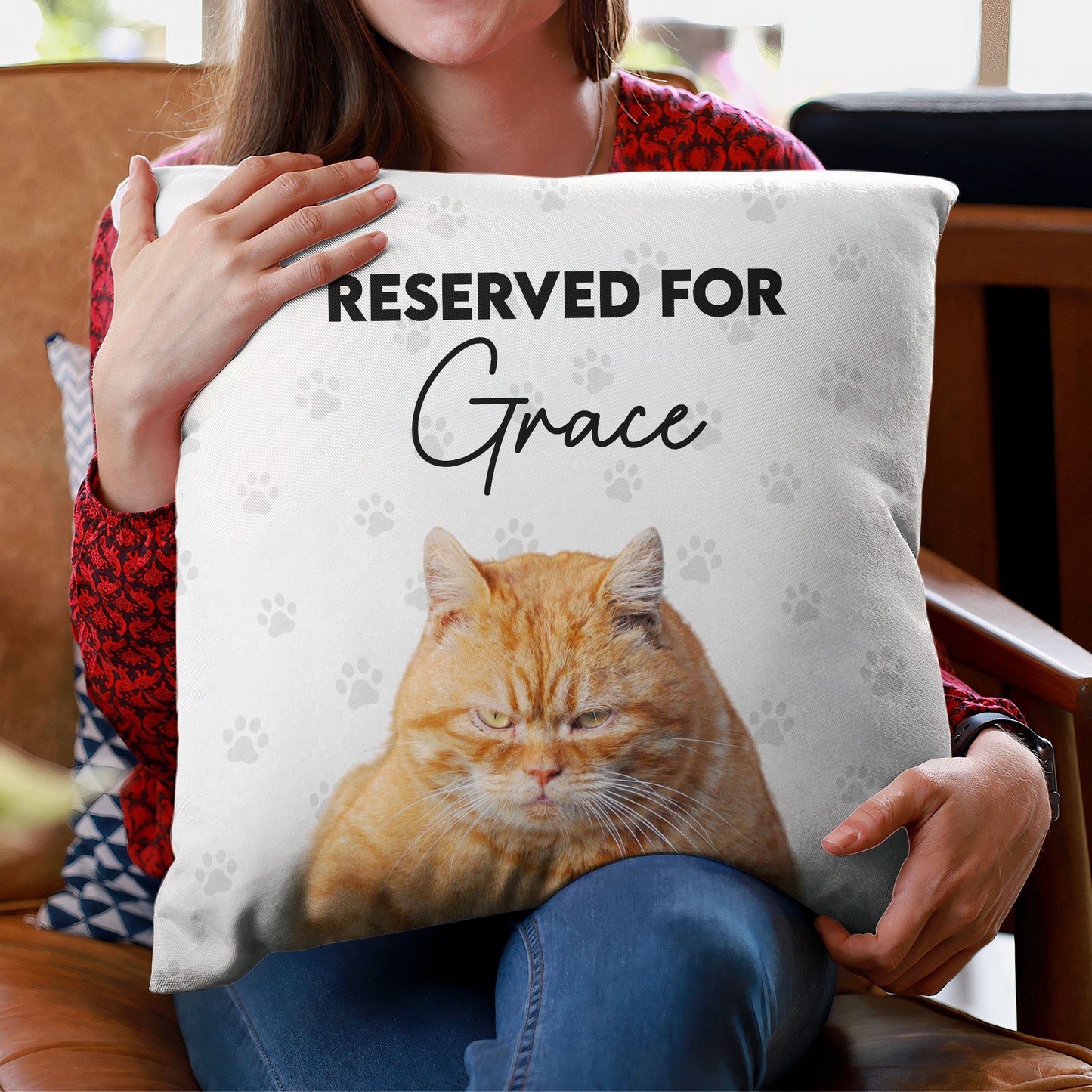 Reserved For - Personalized Photo Pillow