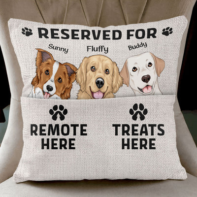 Reserved For - Personalized Pocket Pillow (Insert Included)