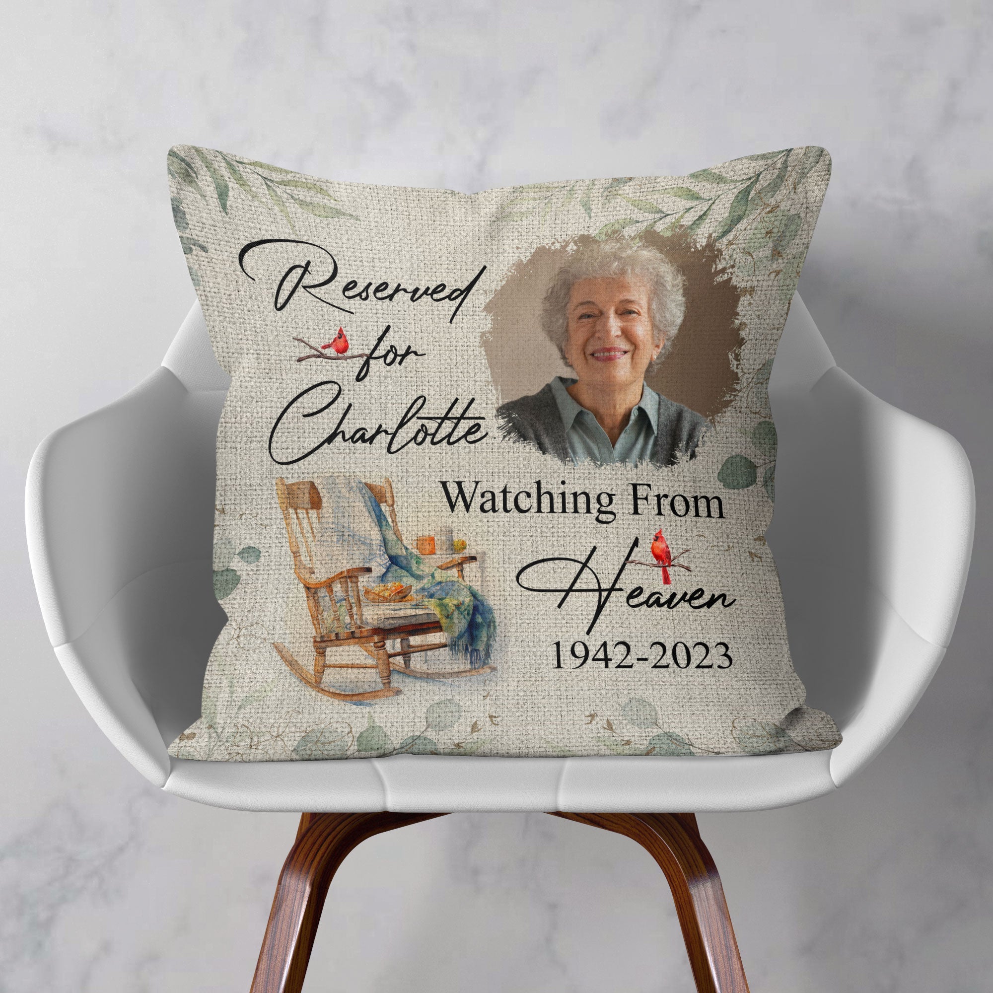 Reserved For You - Personalized Photo Pillow (Insert Included)