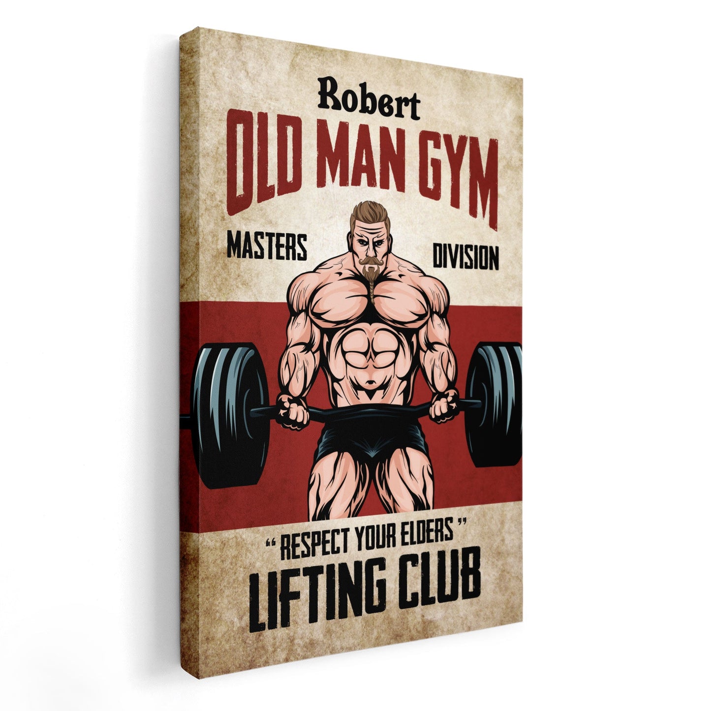 Respect Your Elders Lifting Club - Personalized Poster/Canvas - Birthday Gift For Fitness Lovers