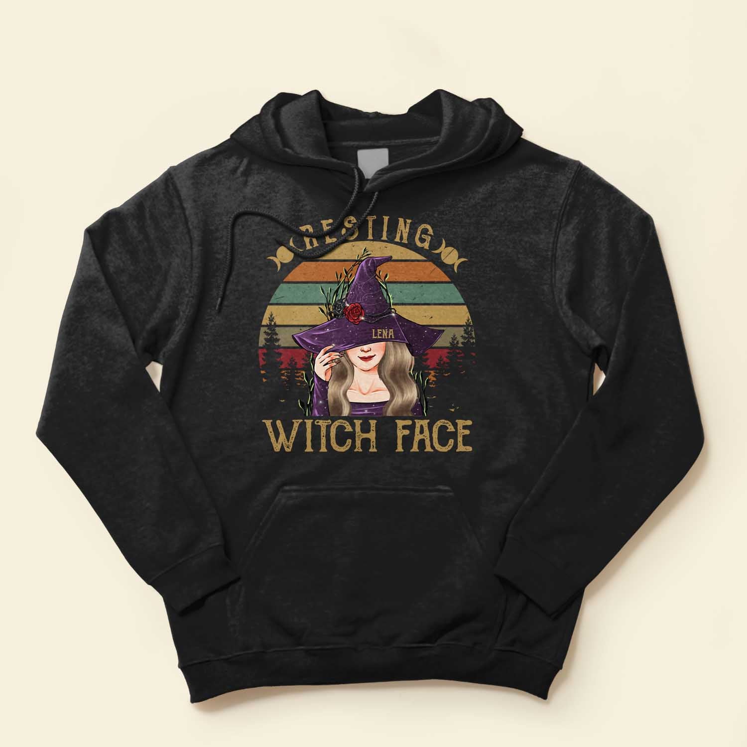 Resting Witch Face - Personalized Shirt - Halloween Gift For Witches