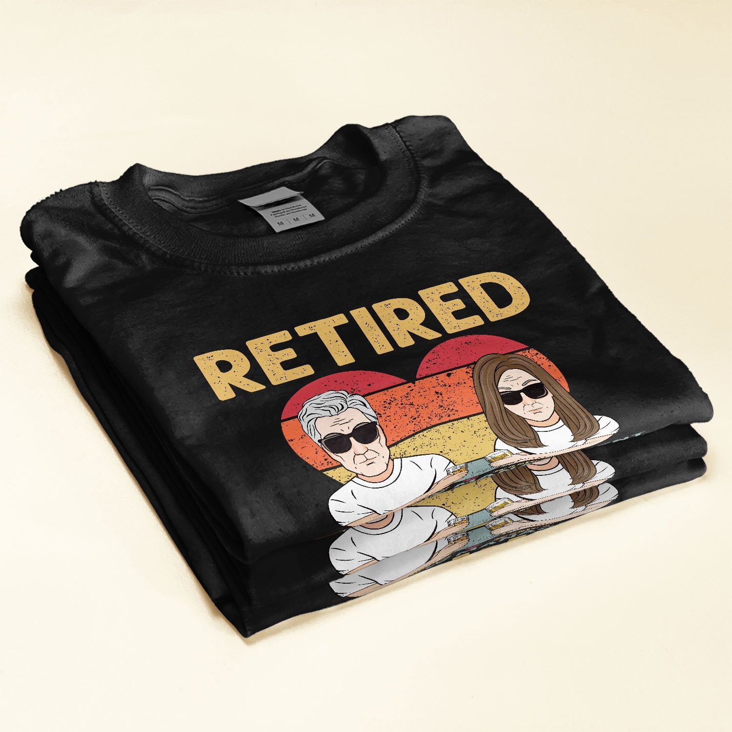 Father's Day Gifts, Retired Under New Management See Wife For Details - Personalized Shirt