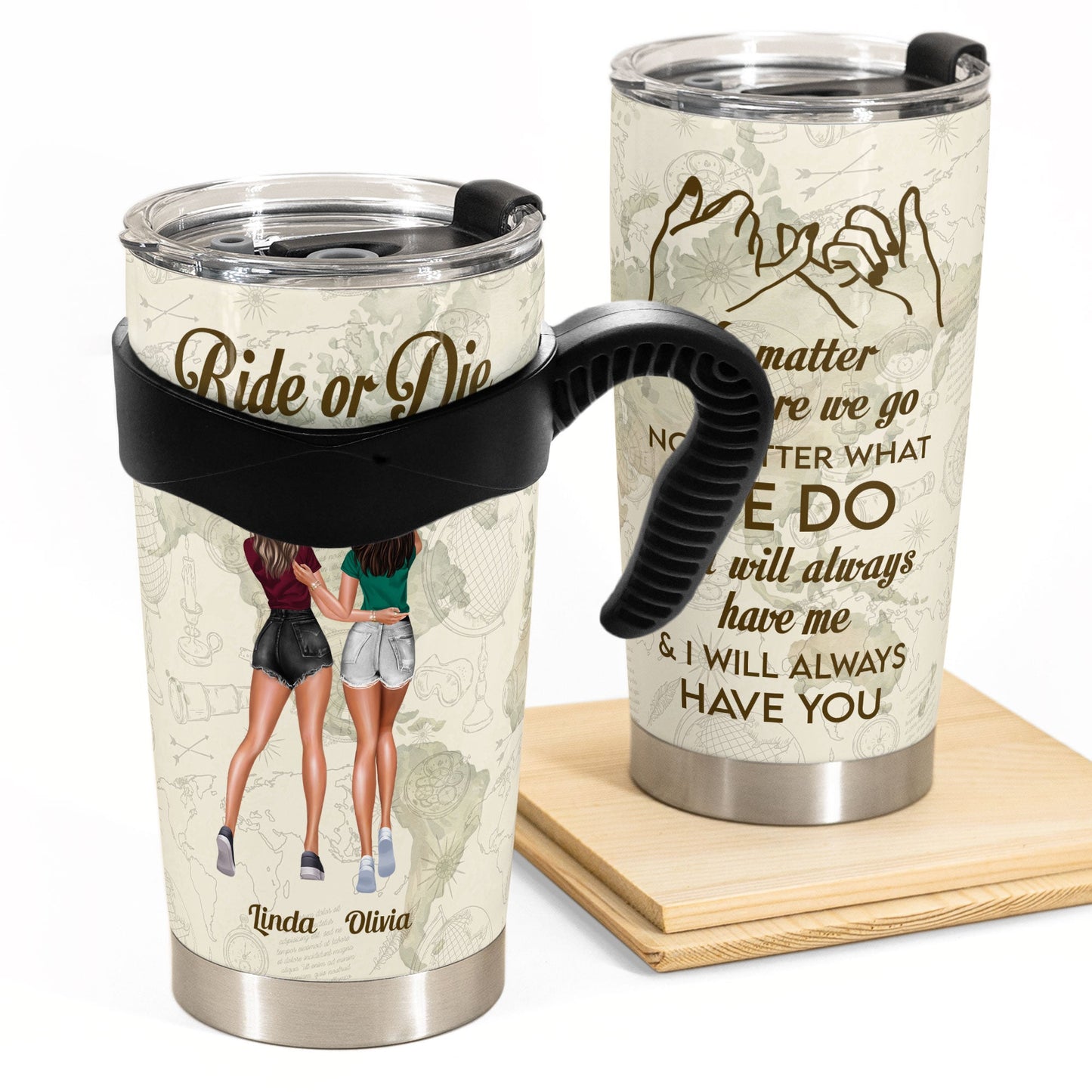 Ride Or Die - Personalized Tumbler Cup