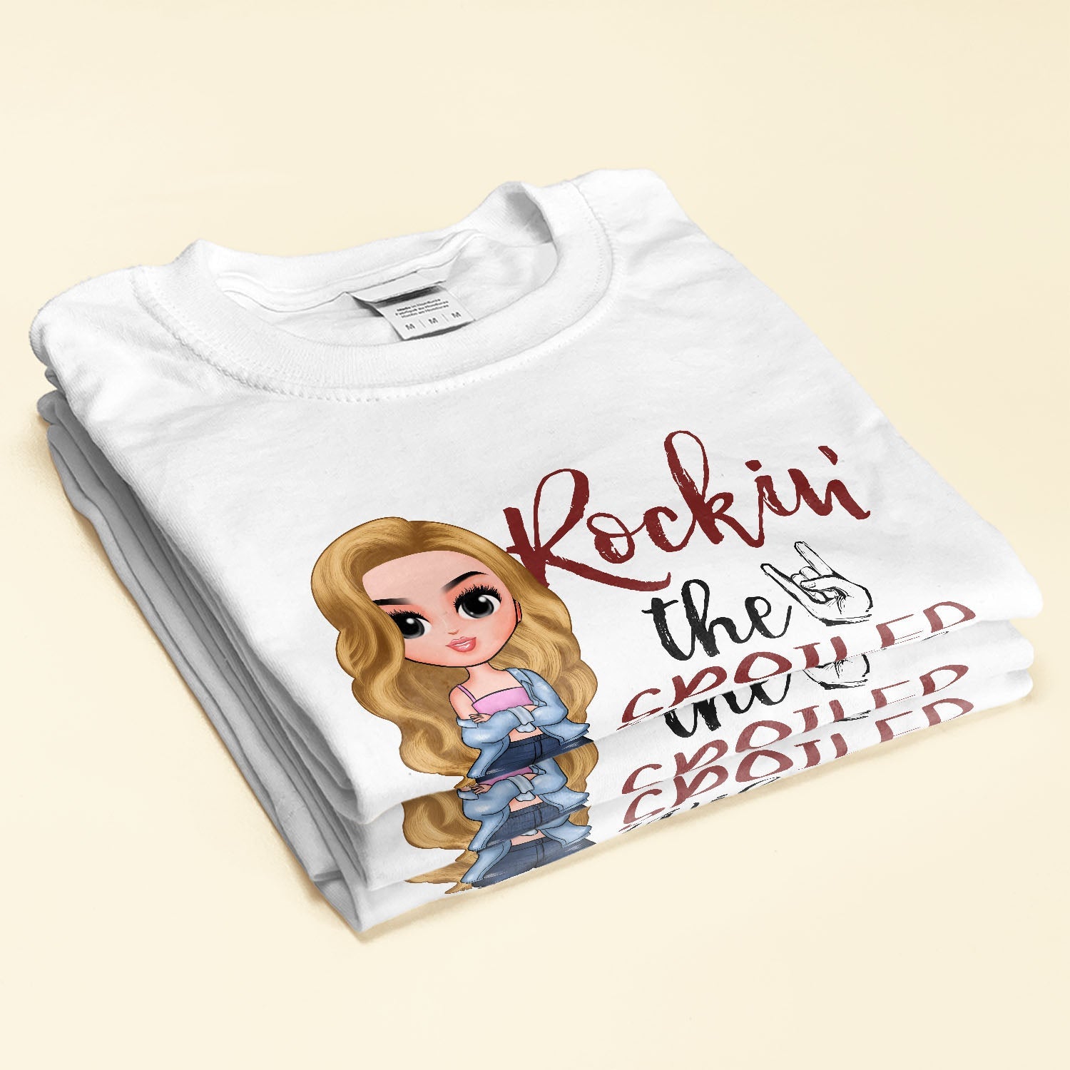Rockin' Spoiled Wife Life - Personalize Shirt - Birtday Valentine Gift For Wife