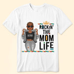 Rockin' The Mom Life - Personalized Shirt