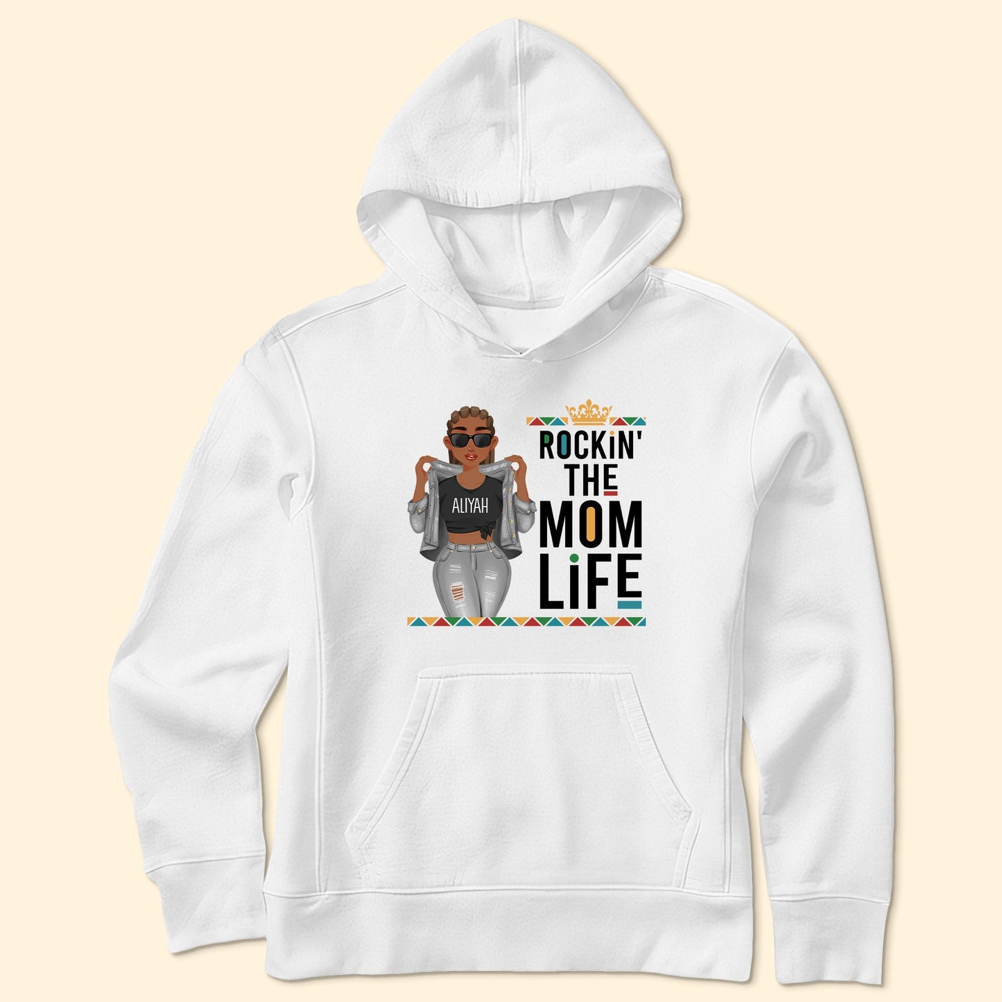 Rockin' The Mom Life - Personalized Shirt