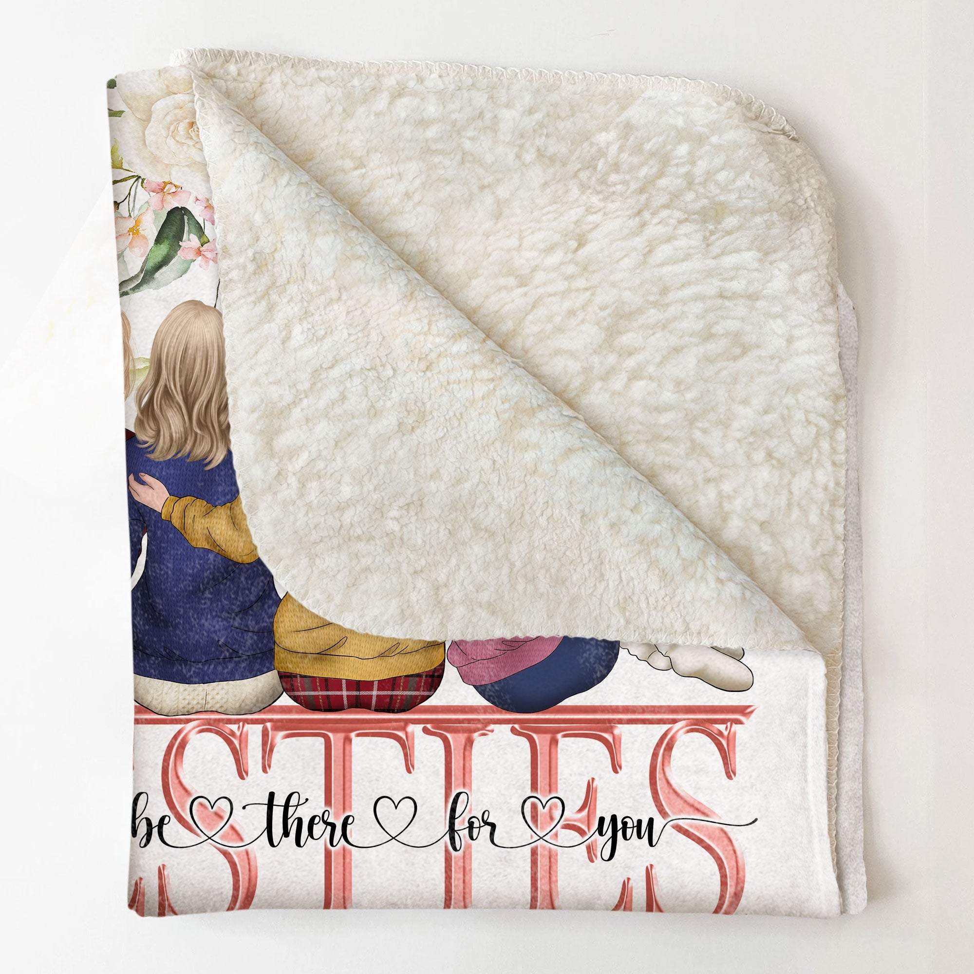 Think Of This Blanket As A Hug - Personalized Blanket - Birthday, Friendship Day Gift For Friend, Besties, Bff