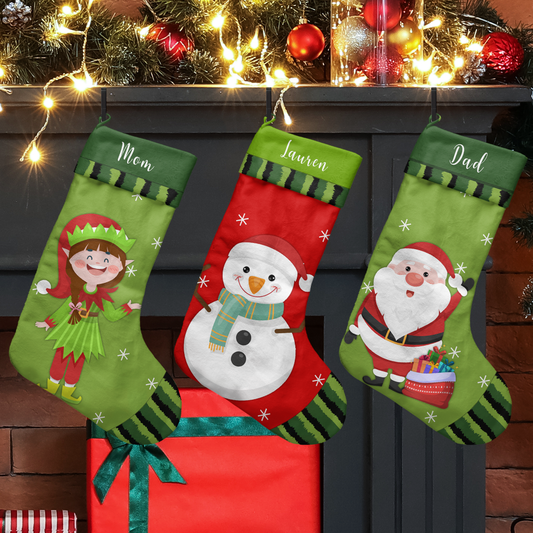 Santa Christmas - Personalized Stocking