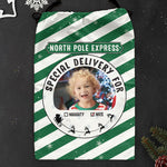 (Photo Inserted) Santa Sack Christmas Gifts For Kid - Personalized Photo Christmas Sack