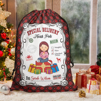 Santa Sacks Special Delivery For Kid - Personalized Christmas Sack