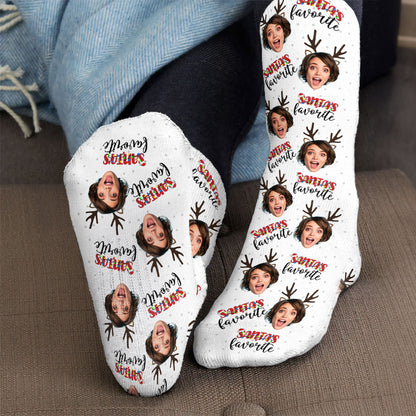 Santa's Favorite - Personalized Crew Socks
