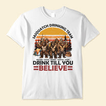 Sasquatch Drinking Team - Personalized Shirt