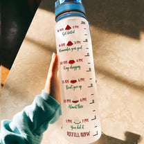 Sassy Since Birth Salty By Choice - Personalized Tracker Bottle - Birthday Summer Gift For Beach Lovers, Besties, Sisters, Daughters, Girlfriends
