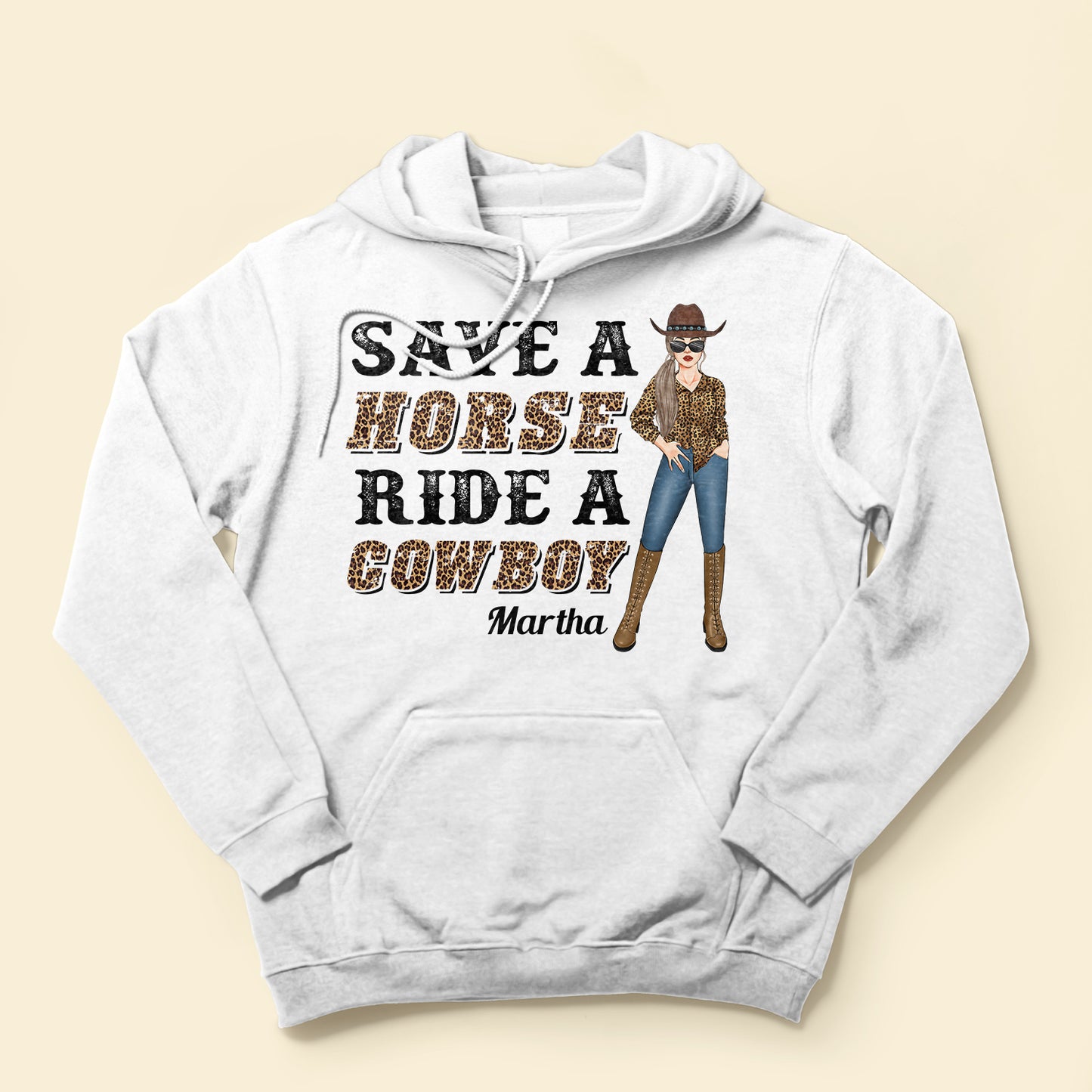 Save A Horse Ride A Cowboy - Personalized Shirt - Birthday Gift For Cowgirls, Country Girl