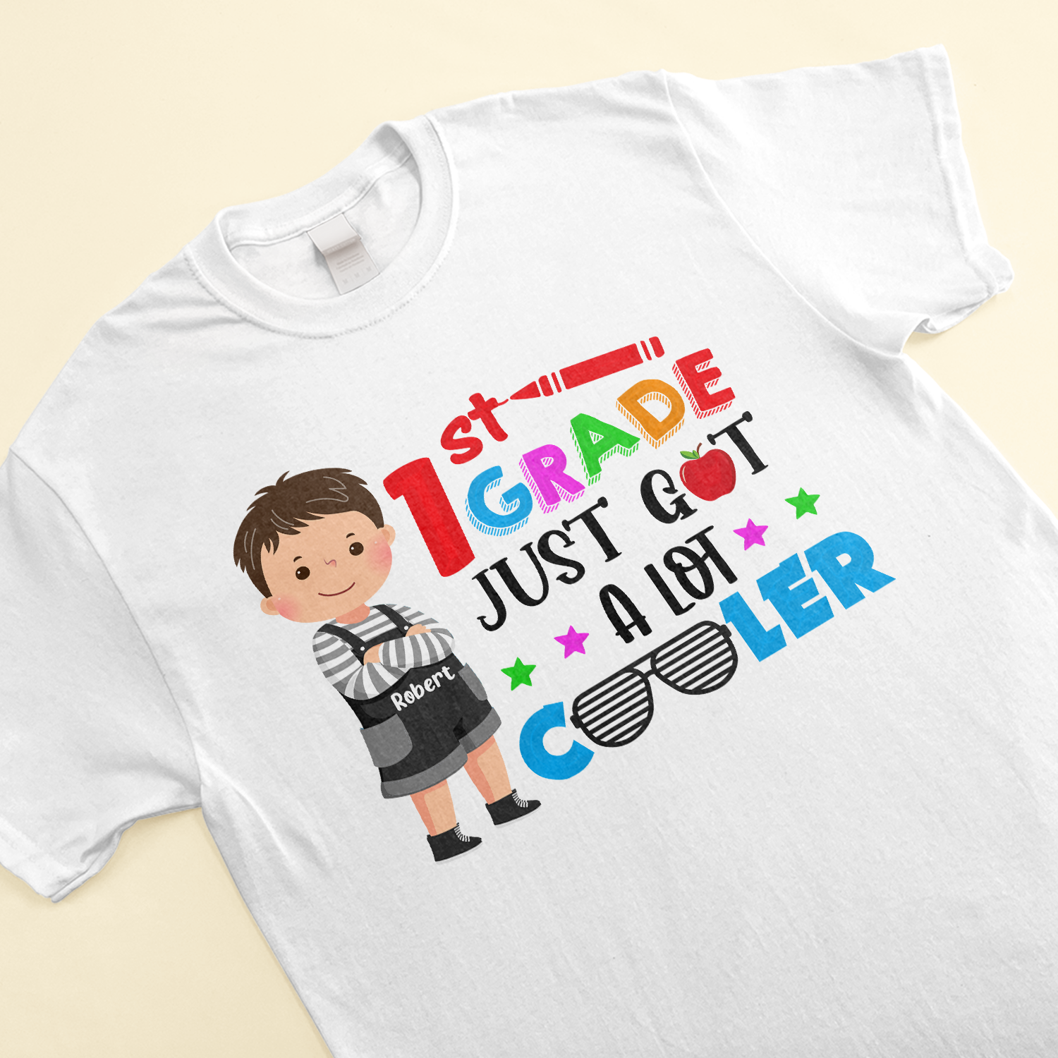 School Just Got A Lot Cuter - Personalized Shirt