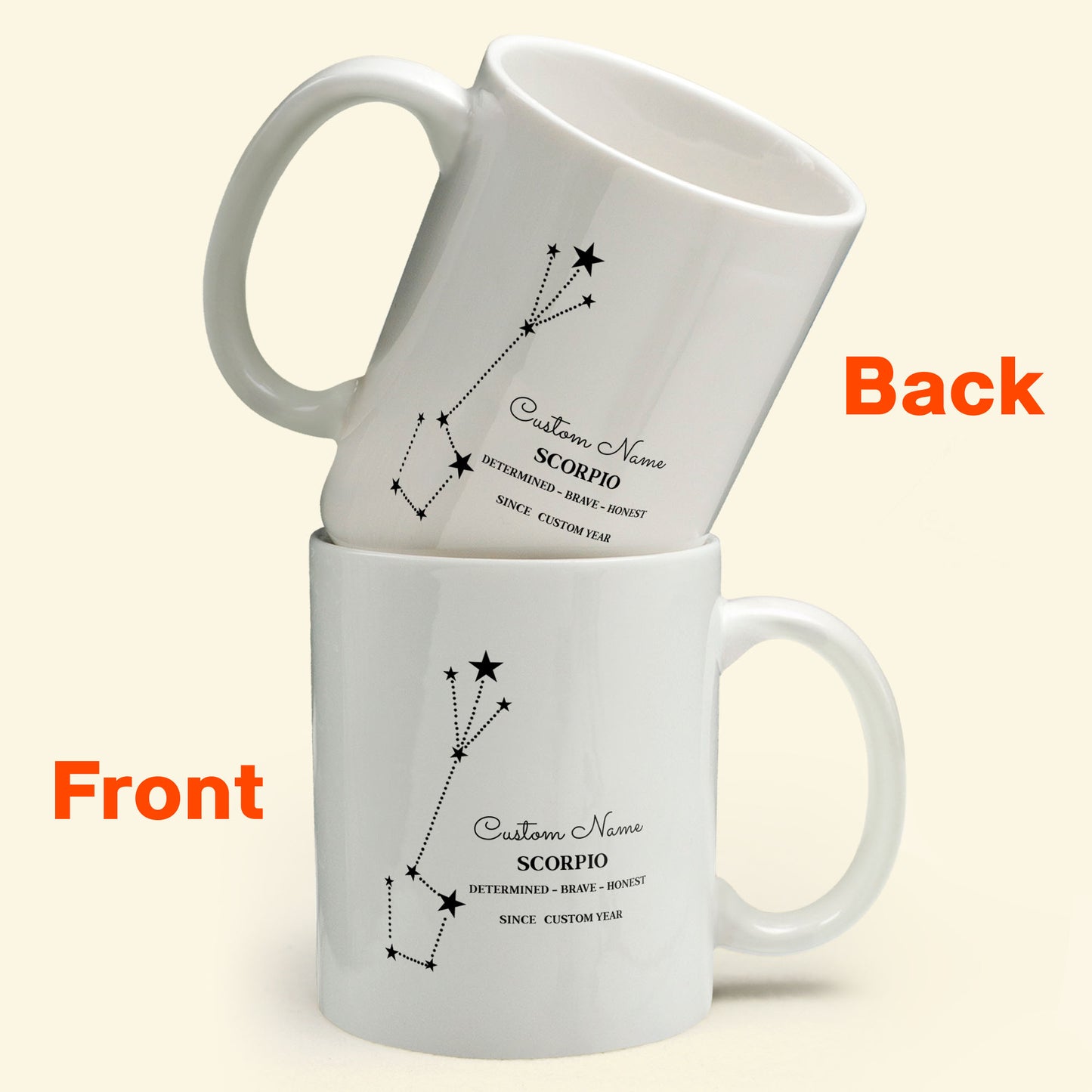 Scorpio Mug - Personalized Mug - Birthday Gift For Friends And Family
