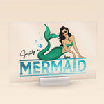Secretly A Mermaid - Personalized Acrylic Plaque - Birthday Gift For Mermaid Lovers, Girls, Ocean Lovers