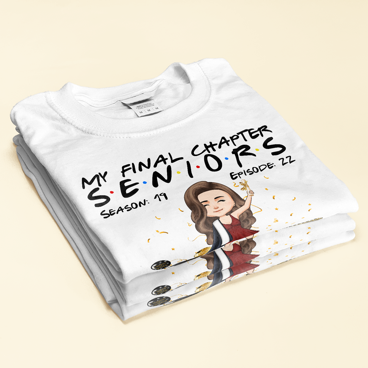 Senior 2022 - Personalized Shirt - Graduation, Congratulation  Gift For Son & Daughter, Granddaughter & Grandson, Friends 