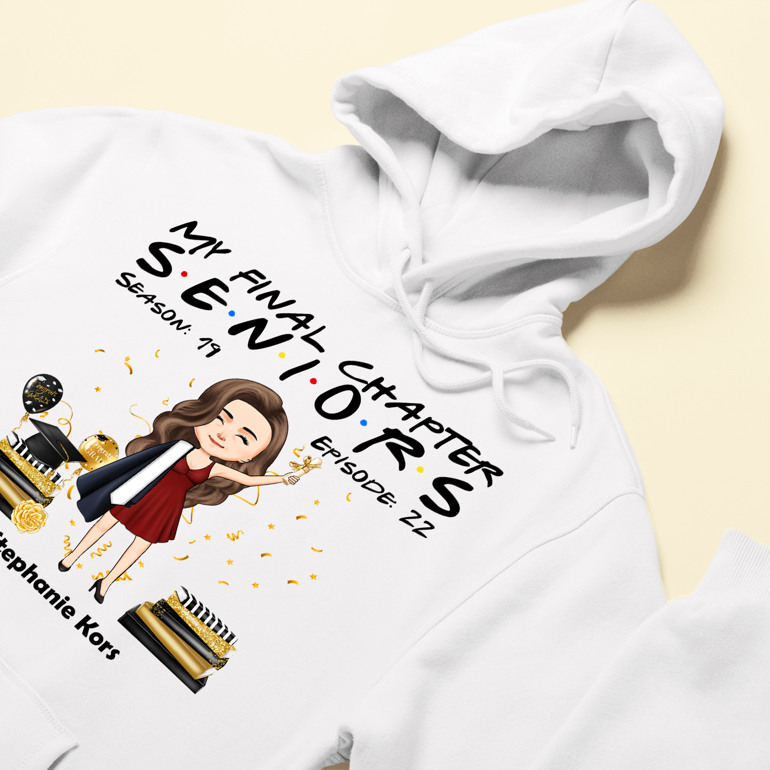 Senior 2022 - Personalized Shirt - Graduation, Congratulation  Gift For Son & Daughter, Granddaughter & Grandson, Friends 