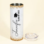 She Believed She Could - Personalized Skinny Tumbler - Birthday Gift Graduation Gift For Girl, Bestie, Sister, Daughter