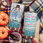 She Believed She Could - Personalized Tumbler Cup - Gift For Doctor & Nurse - Cartoon Nurse