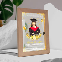 She Believed She Could So She Did - Personalized Photo Frame Lamp