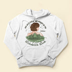 She Was Born And Raised In The Wishabitch Woods - Personalized Shirt - Birthday, Funny, Camping Gift For Her, Woman, Girl, Best Friend, Campers