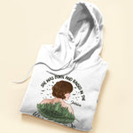 She Was Born And Raised In The Wishabitch Woods - Personalized Shirt - Birthday, Funny, Camping Gift For Her, Woman, Girl, Best Friend, Campers