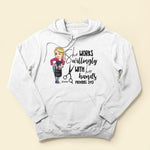 She Works Willingly With Her Hands - Personalized Shirt - Birthday Gift For Hairstylist